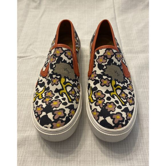 Coach Cameron Women’s White Print Slip On Slides Size 6.5 EUC - Picture 2 of 9